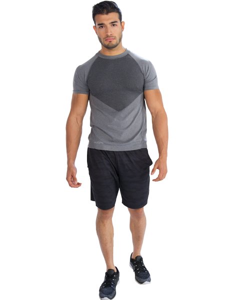 Buy Grey Full Sleeve Tees for Men From Gym Clothes Store in USA & Canada