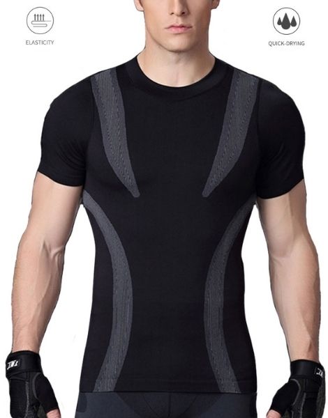 Buy Grey Full Sleeve Tees for Men From Gym Clothes Store in USA & Canada