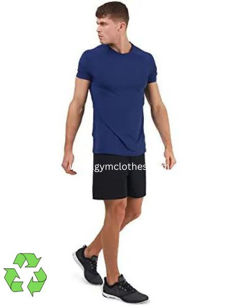 Men's Sustainable Custom Workout Short Sleeve Shirt