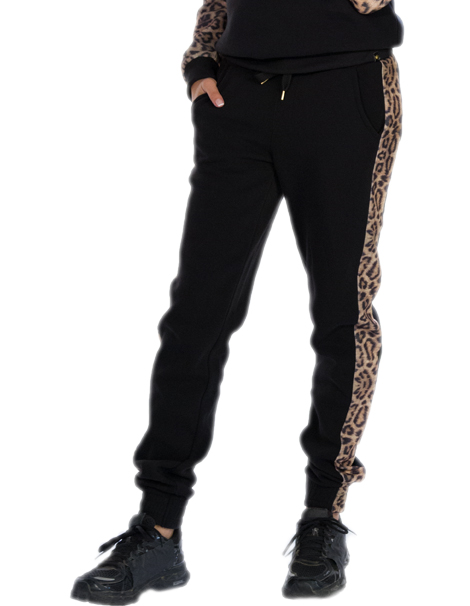 Buy Black Printed Track Pants for Women From USA Online Store