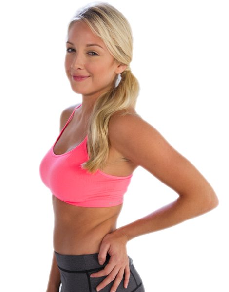 Wholesale Candy Pink Sports Bra From Gym Clothes