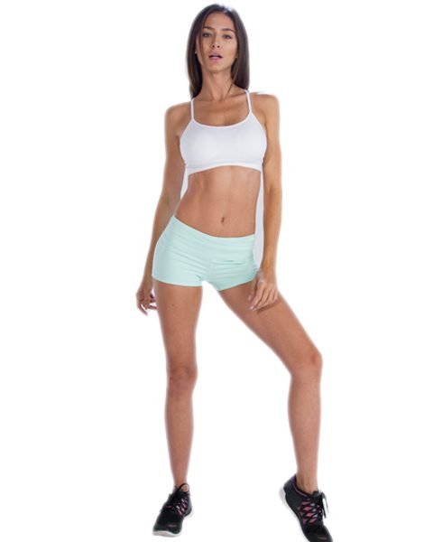 tan gym shorts