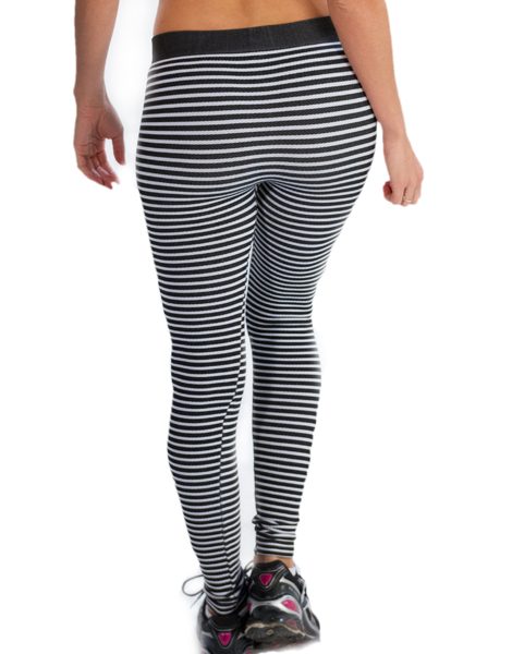 gym leggings with stripes