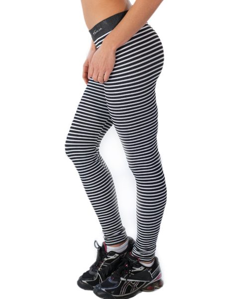 gym leggings with stripes