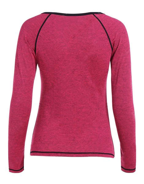 Heather Skinny Pullover Gym T-Shirt