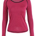 Heather Skinny Pullover Gym T-Shirt