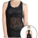 Black Mesh Gym Tank Top Manufacturers USA