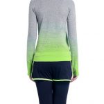 Round Neck Ombre Yoga Gym T-Shirt