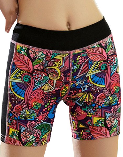 Wholesale Tropical Print Quick Dry Sports Shorts From Gym Clothes