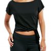 active-cropped-front-tie-t-shirt-usa