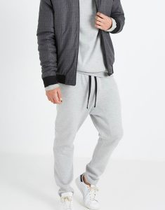 grey double knit gym pant grey double knit gym pant