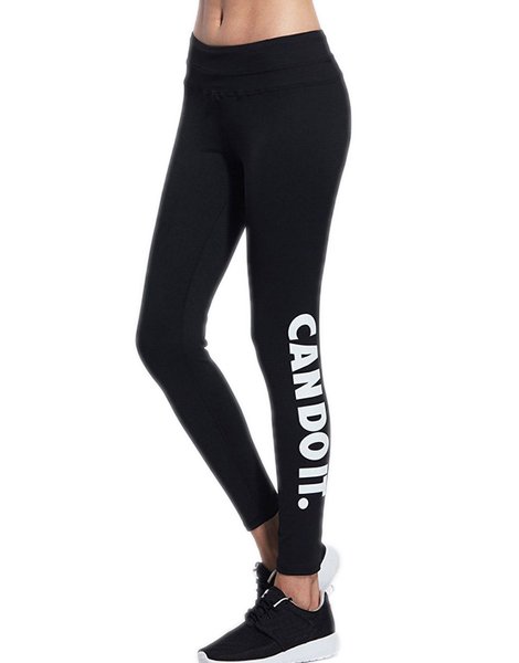 Wholesale Stretchy Letter Gym Pants From Gym Clothes