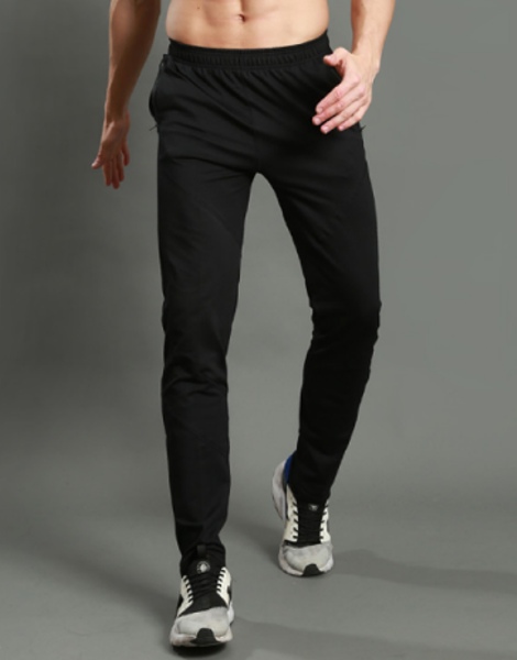 Wholesale Black Athletic Fit Track Pant For Men From Gym Clothes