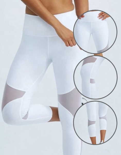 Wholesale See Through Skinny Sport Leggings From Gym Clothes