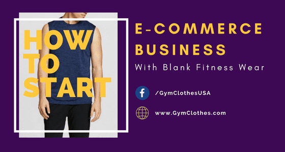 E Commerce Business With Blank Fitness Wear