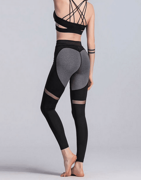 Wholesale Heart Shape Fitness Leggings From Gym Clothes