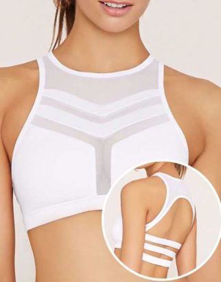 Padded Dry Fit Mesh Sports Bra Manufacturer