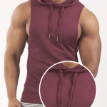 Sleeveless Hoodie Workout Stringer Wholesale