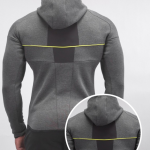 breathable and durable men gym hooded outfit usa