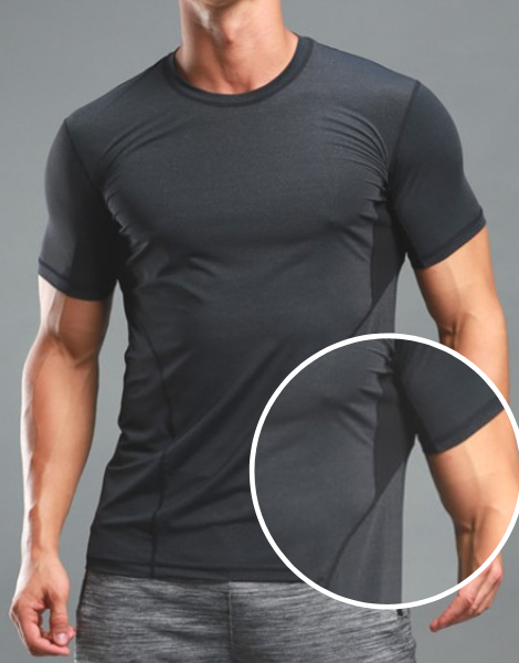 Wholesale Quick Dry Half Sleeve Fitness Clothing From Gym Clothes