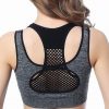 Double Layered Grey Racerback Fitness Bra Manufacturer Canada