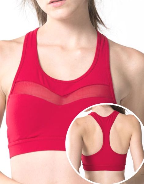 mesh fitness bra manufacturer