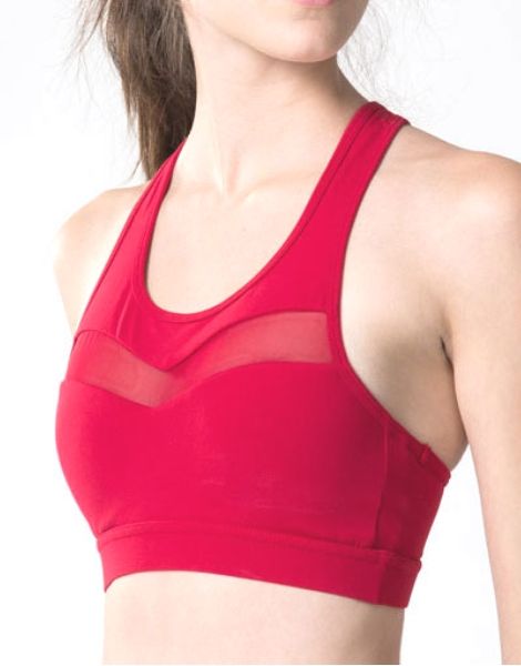 mesh fitness bra manufacturer usa