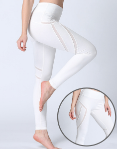 High Waist Mesh Yoga Leggings Manufacturers