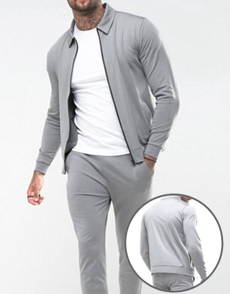 Buy Grey Full Sleeve Tees for Men From Gym Clothes Store in USA & Canada