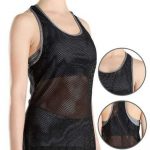 Black Mesh Gym Tank Top Manufacturers UAE