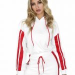 Bulk Dual Tone Hooded Tracksuits For Women