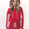 Custom Wholesale Hooded Tracksuits For Women