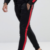 Custom Polyester Active Track Suit With Side Stripes