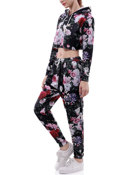 printed sweatsuit