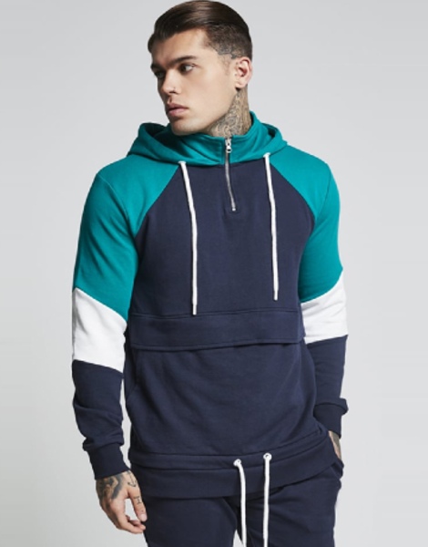 Wholesale Half Zip Pouch Pocket Tracksuit From Gym Clothes