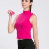 Wholesale High Collar Fitness Tank Top Manufacturers