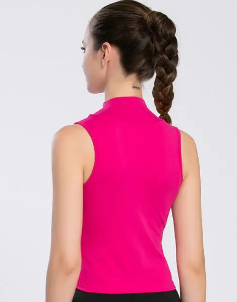 Wholesale High Collar Fitness Tank Top Manufacturers USA