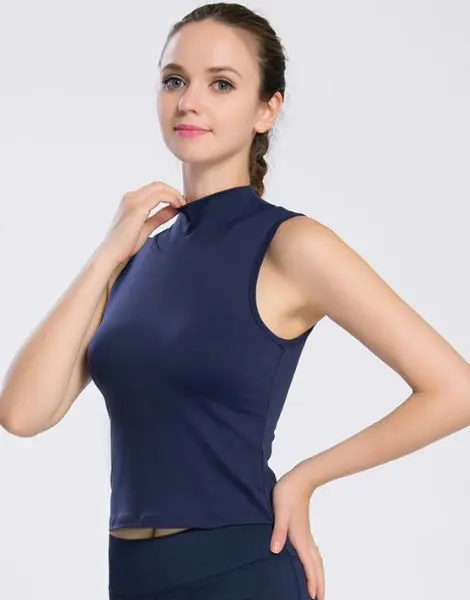 Wholesale High Collar Fitness Tank Top Manufacturers UK