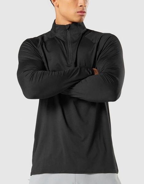 Wholesale Black 1/4 Zip Sweatshirts