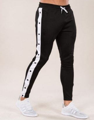 black and yellow jogging suit