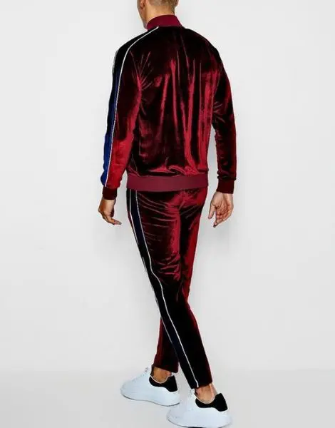 Velour Tracksuits With Pant Supplier