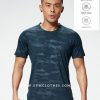 Wholesale Royal Blue Camouflage Compression Tee