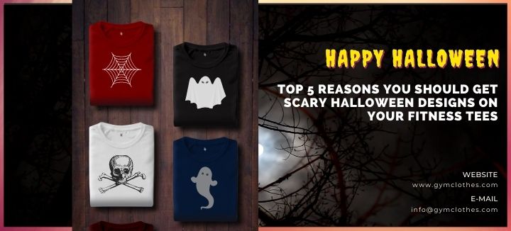 halloween design fitness tees wholesale