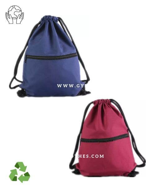 Wholesale Gym Drawstring Backpack With Zipper Pocket From Gym Clothes