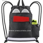 Wholesale Drawstring Gym Backpack With Shoe Pocket