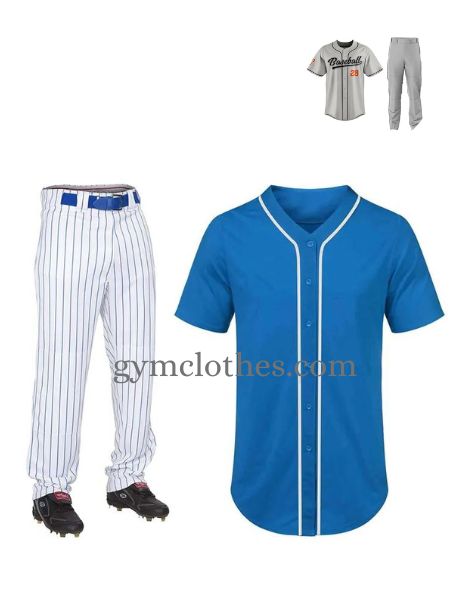 Bulk Blue Blank Baseball Jerseys 