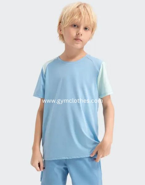 Boys Sport Short Sleeve Tees Supplier