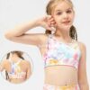 Kids Girls Custom Sportswear Bra Manufacturer