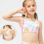 Kids Girls Custom Sportswear Bra Manufacturer