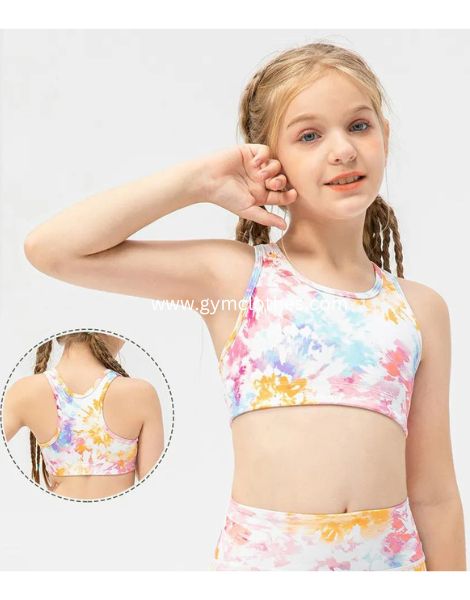 Bulk White printed kids fitness clothing set Manufacturer in USA